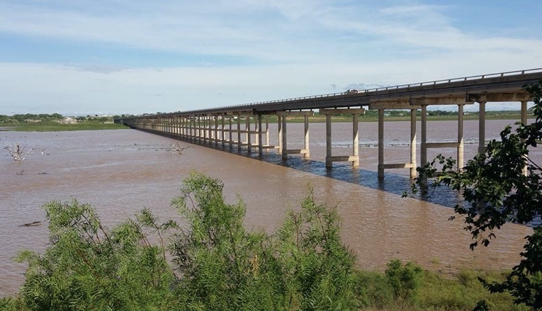 Bridge work begins at Hubbard Creek