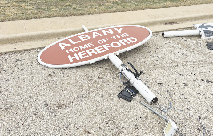 DWI arrest follows crash at historic Hereford sign