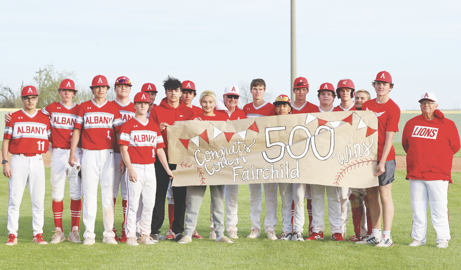 Lions earn pair of wins, Fairchild reaches 500 career victories