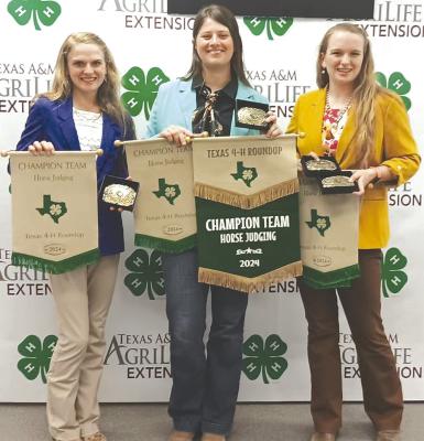 County horse team wins state!
