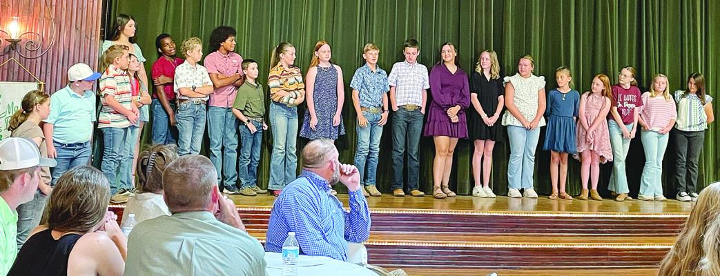 County 4-H’ers honored at banquet