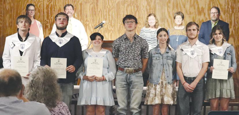 2 Moran students inducted in honor society