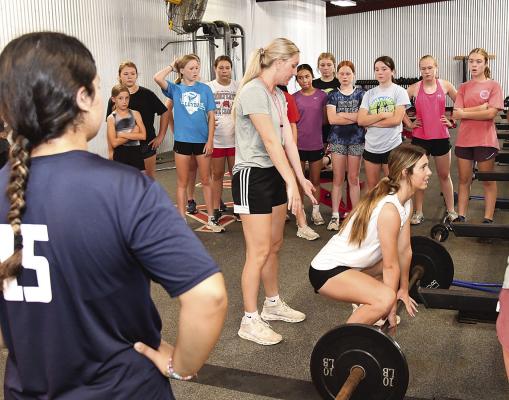 Conditioning underway for girls