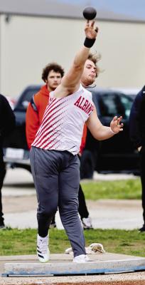 Track meet curtailed by storm