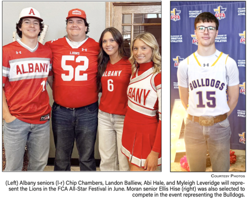 Albany, Moran athletes earn FCA All-Star honors