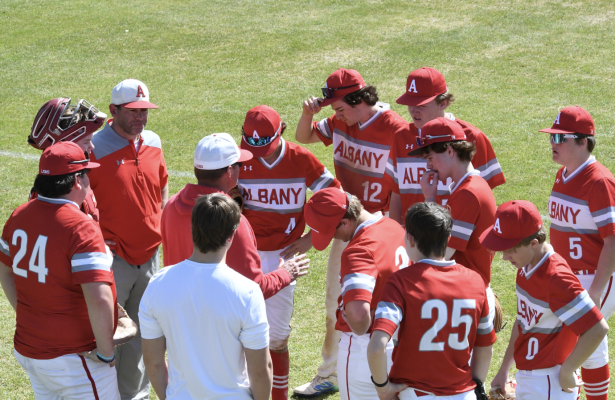 Lions open district baseball play on the road