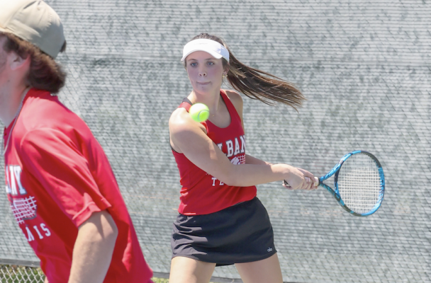 Dominant district run sends nine to regional tennis