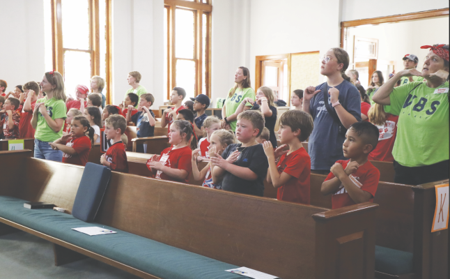 VBS wraps up with family celebration tonight