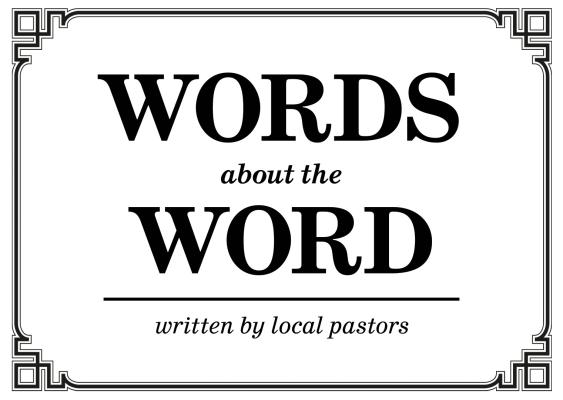Words about the WORD - Clint Chapman - Maranatha Fellowship