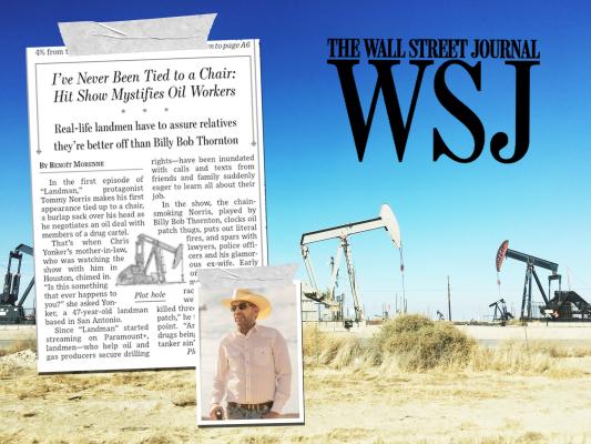 Local landman featured in The Wall Street Journal