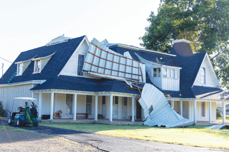Powerful Winds Leave Trail of Damage